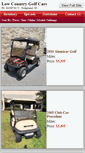 Mobile Screenshot of lowcountrygolfcars.net